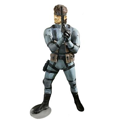 MGS3 Solid Snake Statue Taille Réelle Oxmox Muckle